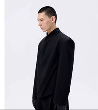 Col Mao blouse hiver