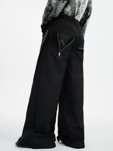 Pantalon zip noir - vanidadang