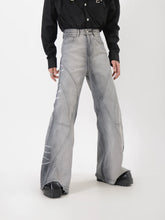 Denim splices gris clair