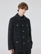 Vanida Dang - Veste militaire gris anthracite - Luxe Samouraï Futuriste Techwear