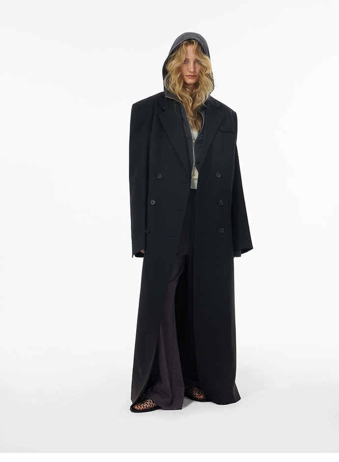 Black Extra long coat