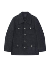 Vanida Dang - Veste militaire gris anthracite - Luxe Samouraï Futuriste Techwear