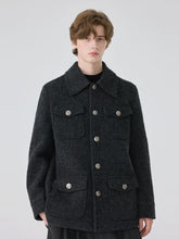 Vanida Dang - Veste militaire gris anthracite - Luxe Samouraï Futuriste Techwear