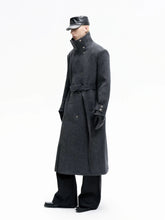 Manteau style militaire gris