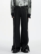 Pantalon zip noir - vanidadang