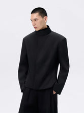 Col Mao blouse hiver