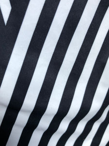 Chemise à rayures noires