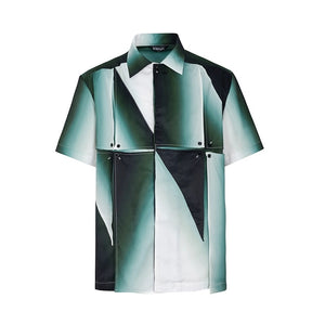 Chemise géométrique verte - vanidadang