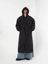Vanida Dang - Manteau Oversize à capuche noir - Luxe Samouraï Futuriste Techwear