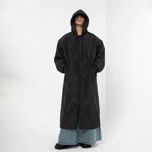 Vanida Dang - Manteau Oversize à capuche noir - Luxe Samouraï Futuriste Techwear