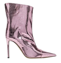 Croco Pink Stilettos Vegan Leather – VANIDA DANG