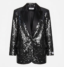Black sequin ensemble