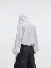 Blouse chemise avec capuche