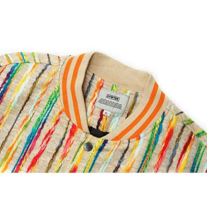 Colourful Harajuku Striped Jacket