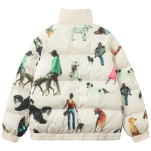 Puffer imprimé chiens