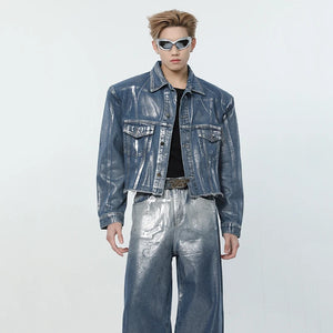 Denim Two-piece Liquid State Washing