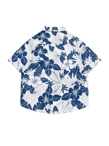 Chemise Hawai bleue