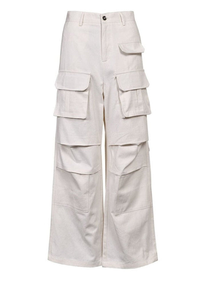 Pockets Pleated Pants - vanidadang