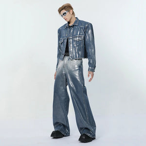 Denim Two-piece Liquid State Washing