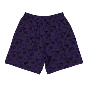 Vanida Dang Logo Monogram Purple Shorts