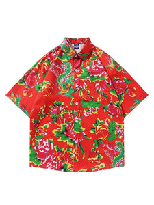 Chinese printed patterns Shirt