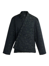 Doudoune gilet col Mao noire