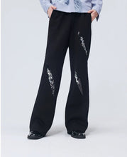 Pantalon incrustation sequin