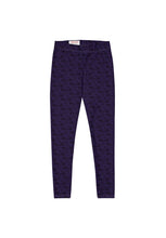 All-over Print Purple Leggings - vanidadang