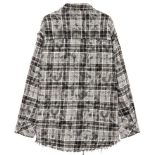 Plaid Shirts Distressed Tassed - vanidadang