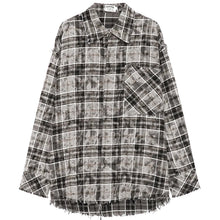 Plaid Shirts Distressed Tassed - vanidadang