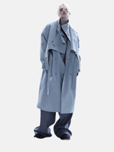 Trench coat asymétriques reverts - vanidadang