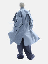 Trench coat asymétriques reverts - vanidadang