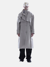 Trench coat asymétriques reverts - vanidadang