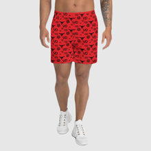 Vanida Dang Logo Monogram Red Shorts - vanidadang