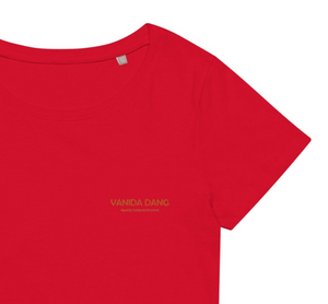 Women’s basic organic t-shirt ORANGE BRODE - vanidadang