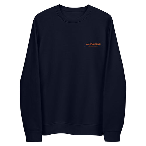 Unisex eco sweatshirt ORANGE 2 - vanidadang